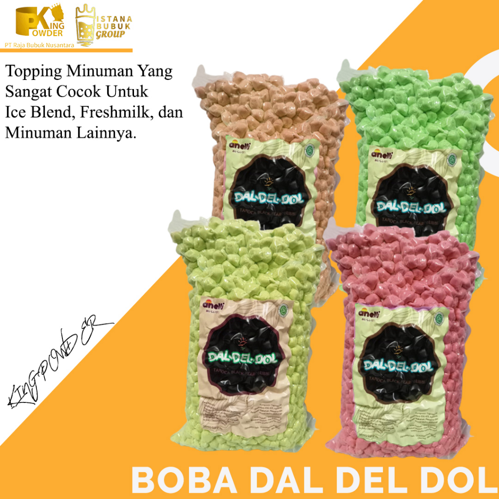 

Boba Pearl / Bubble pearl / Boba Daldeldol 1Kg Topping boba Tapioka pearl Boba Kenyal Enak TERMURAH