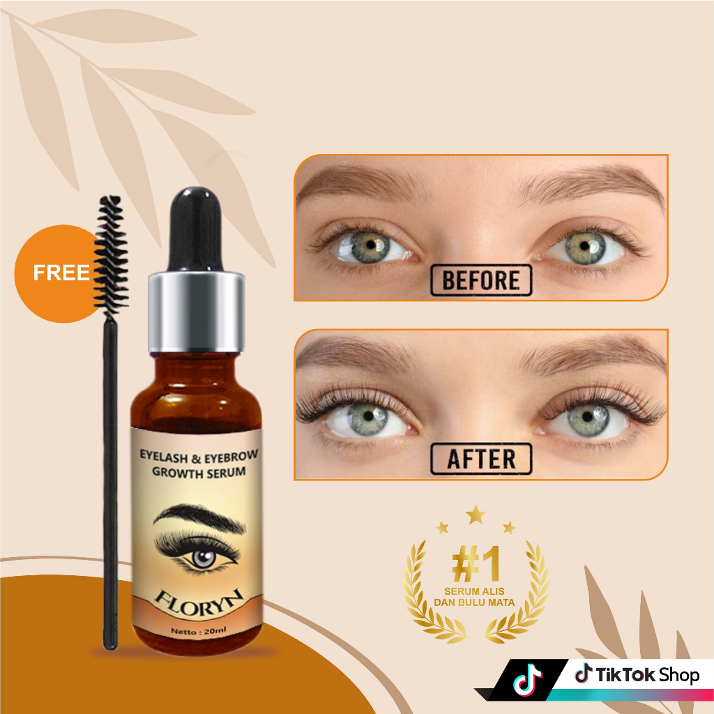 Floryn Serum Bulu Mata dan Alis | Penebal Alis dan Bulu Mata
