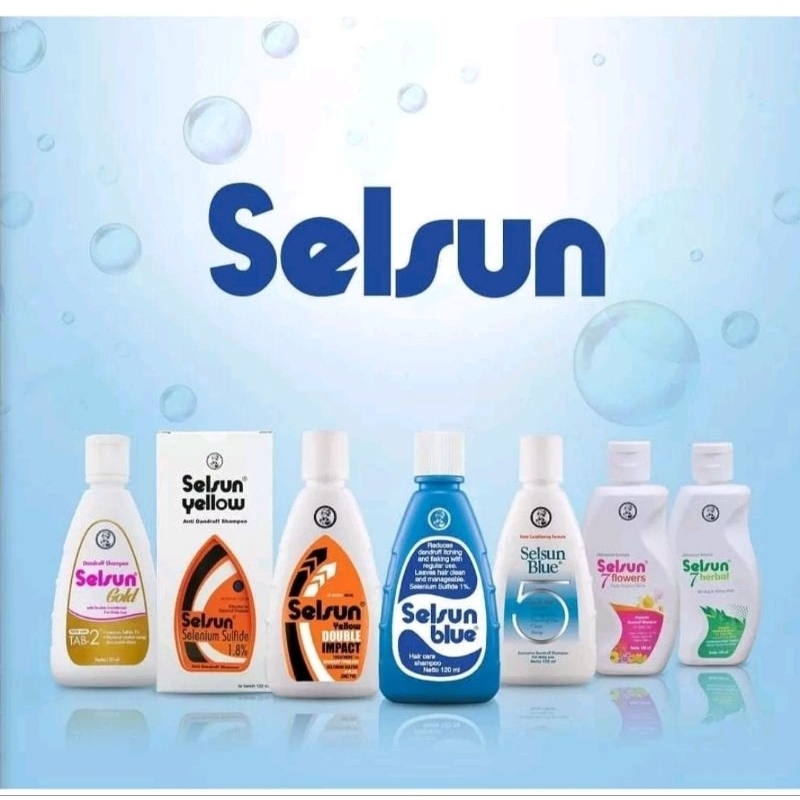 SELSUN SHAMPOO SERIES / SHAMPOO ANTI KETOMBE / RAMBUT GATAL / SELSUN SHAMPOO