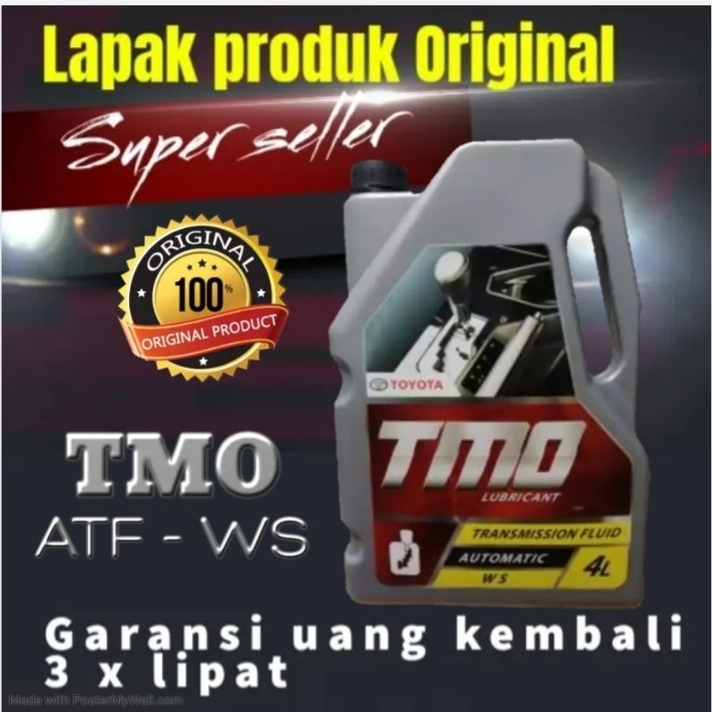 ATF Toyota TMO ATF WS oli transmisi matic, garansi original