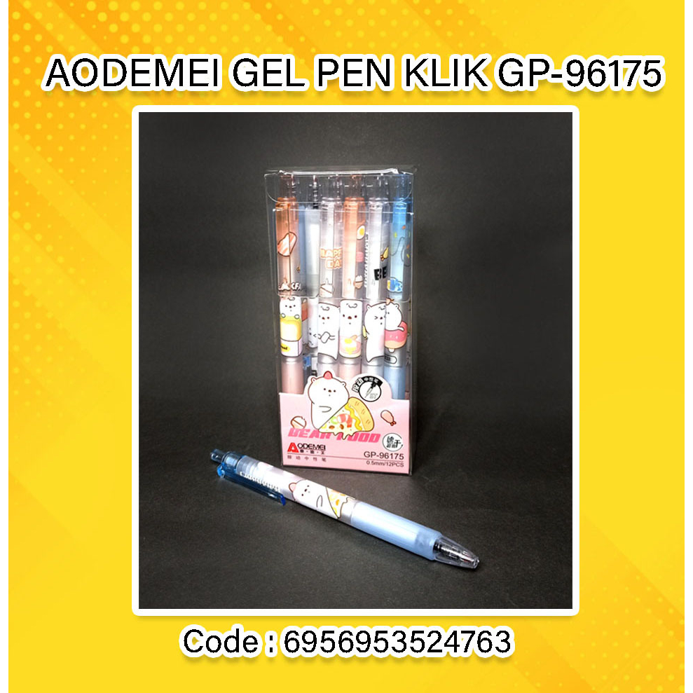 

PULPEN AODEMEI GEL PEN KLIK GP-96175