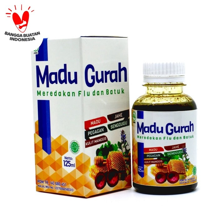 Madu Obat Herbal Gurah Flu & Batuk Pernafasan Anak & Dewasa Naturafit