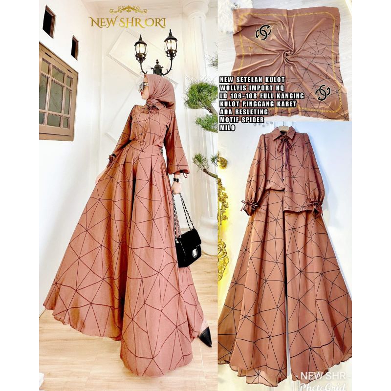 New SetCel plus hijab SHR ORI Matt wolfis import HQ Celana pinggang karet Realpict