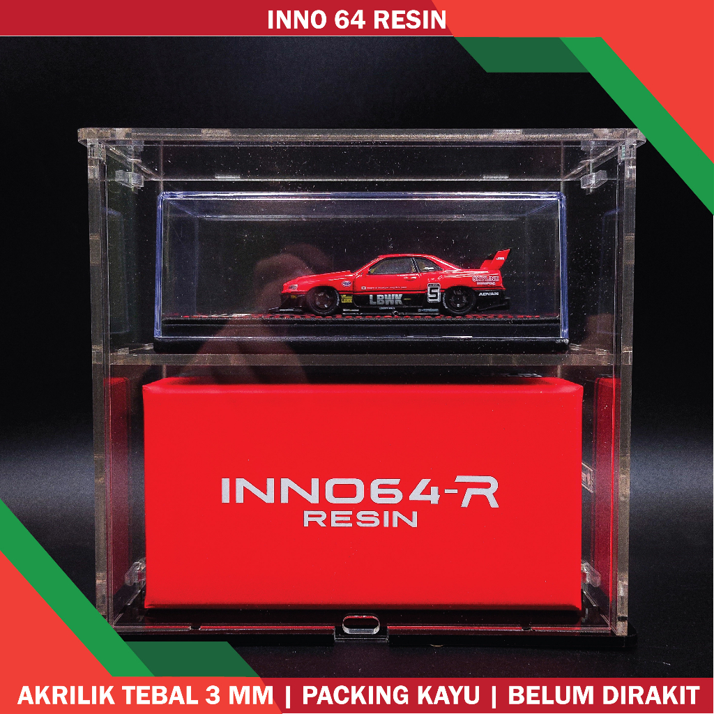 TERRA Akrilik Diecast 1 64 Inno64 Resin Non Rakit