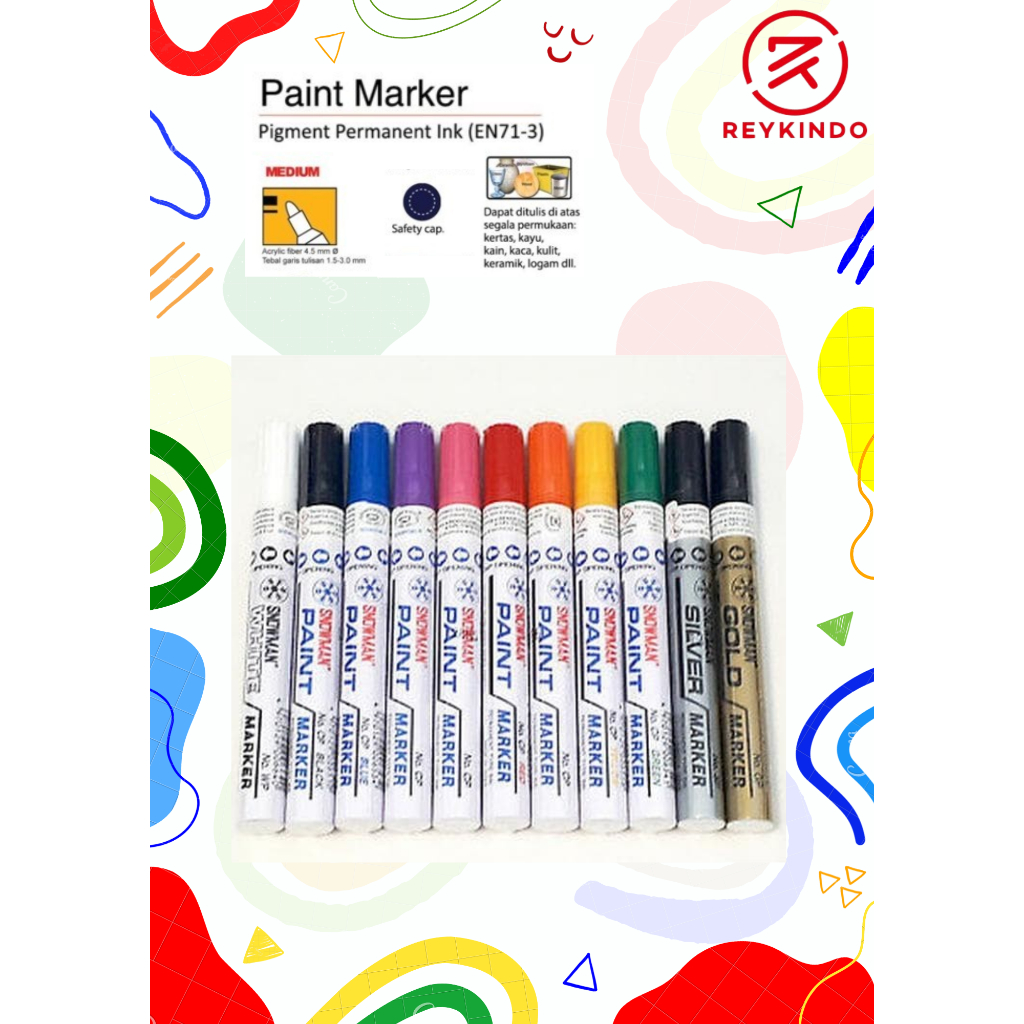 

SNOWMAN PAINT MARKER CP12