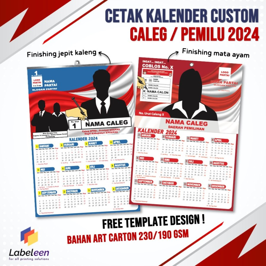 

Cetak Kalender 2024 Custom A3+ | Kalender Caleg Partai Pemilu Murah