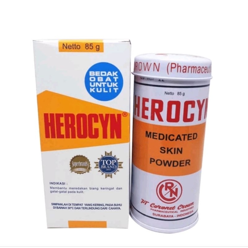 Bedak Herocyn 85gr Bedak Kulit Gatal Bedak Alergi