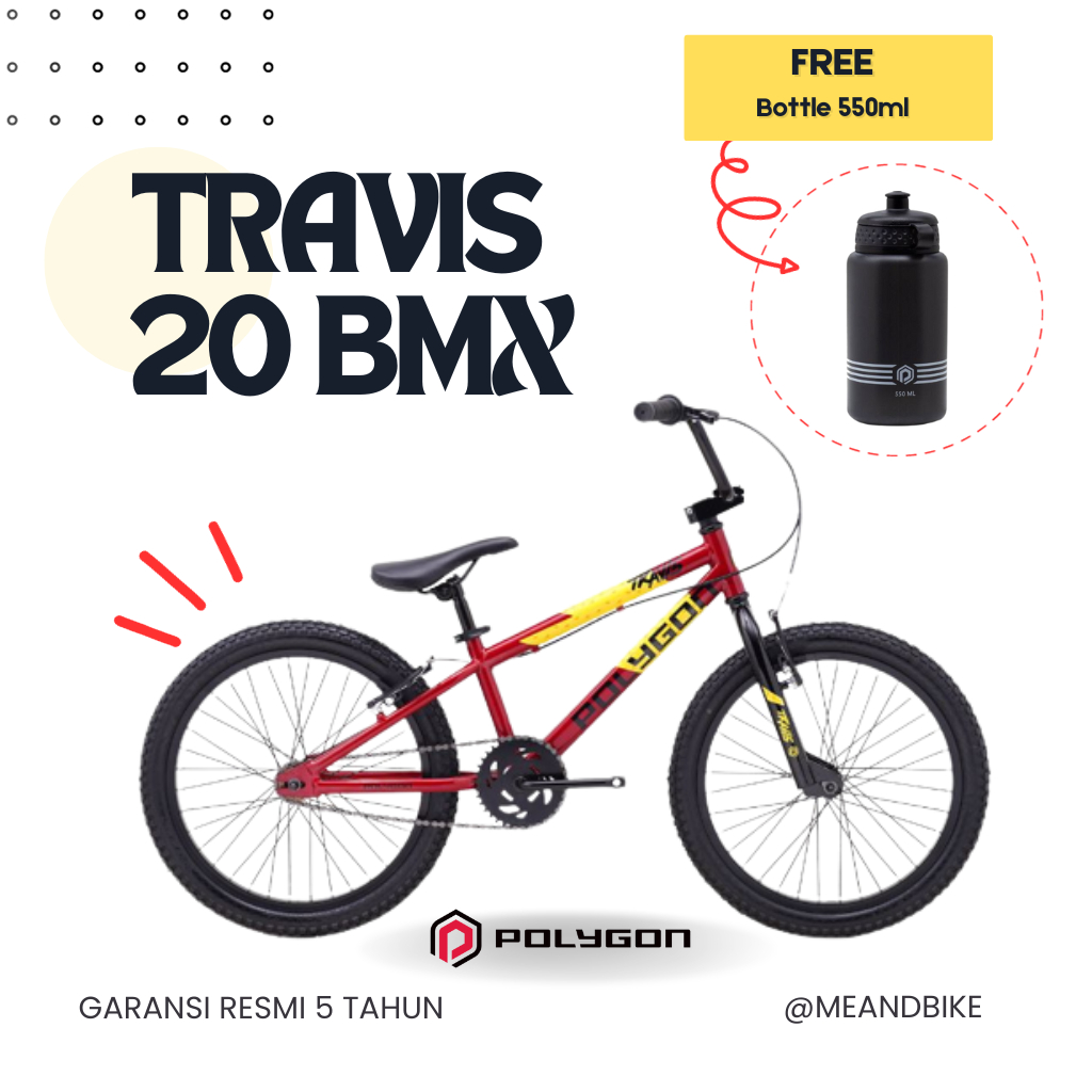 Sepeda Polygon Travis 20 BMX Sepeda anak-anak