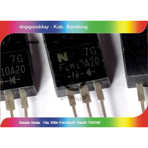Unik Double Dioda  10a 200v Fch10a20 10a20 T0220f Berkualitas