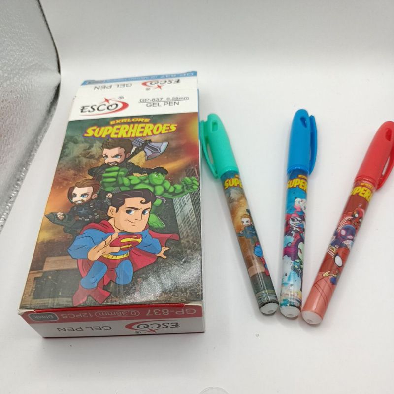 

1 PCS PENA SUPER HERO BY ESCO GEK PEN ATK TERLARIS PALEMBAN