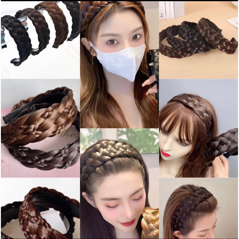 Bando Rambut Kepang Mewah