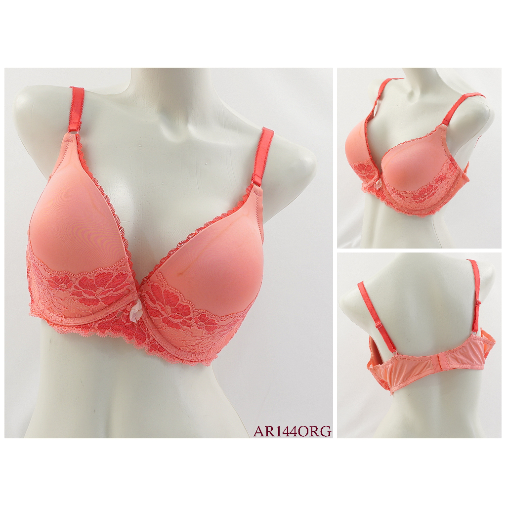 Bra Wanita Kawat Busa Tebal Cup 3/4 Mix Lace size 34DD Premium Pakaian Dalam / Underwear AR144