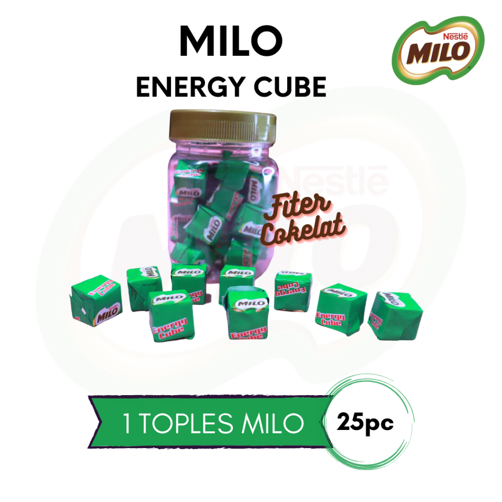 

MILO ENERGY CUBE IMPORT/COKLAT MILO CUBE isi 25,50,100pc/COKLAT MILO