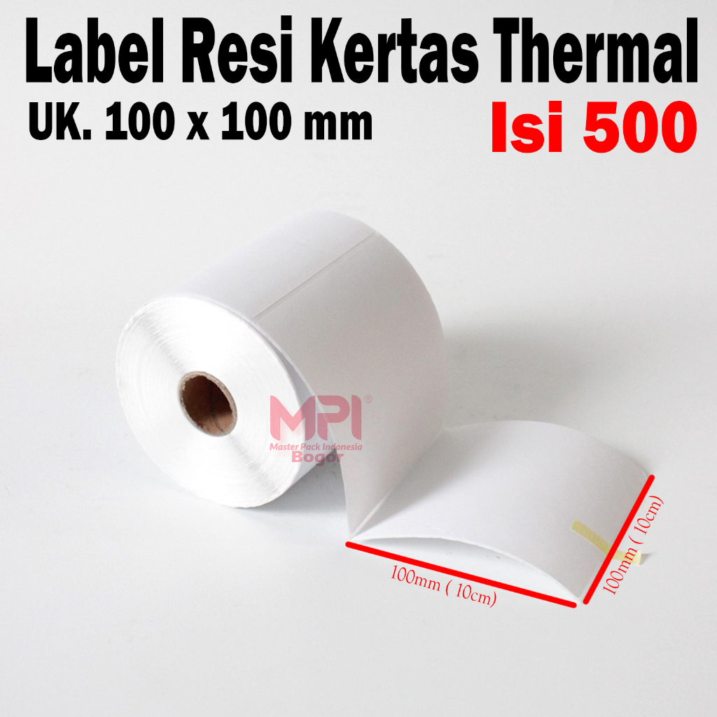 

Kertas Label Barcode WINSTAR 100 x 100 mm / Kertas Print Stiker Thermal - isi 500