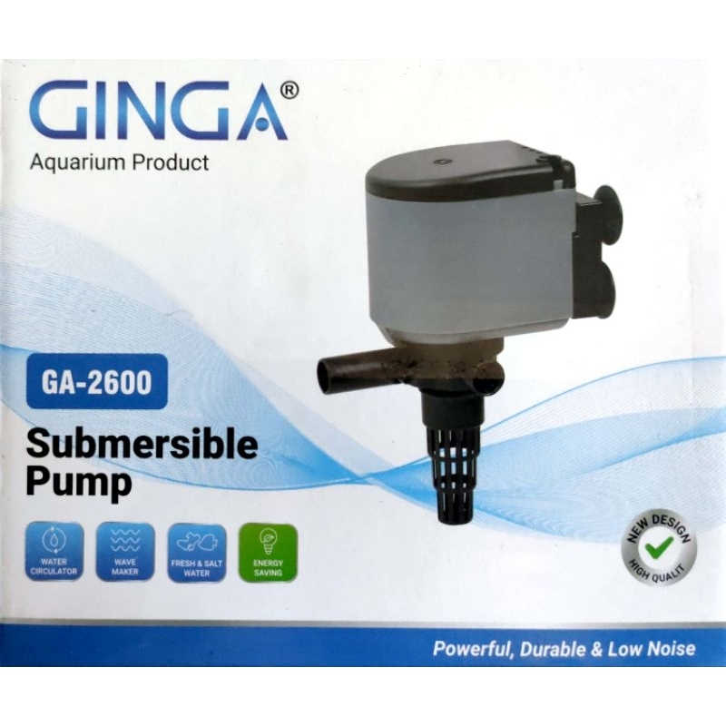 PROMO Pompa Celup Aquarium/Kolam PH Ginga GA 2600 Low Watt