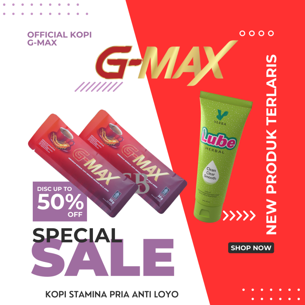VIRAL BEST SELLER-Lubricant lube gel khasiat ganda untuk kesehatan pria kopi gmx-s gratis 1saset pro