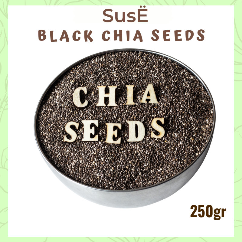 

SUSE BLACK CHIA SEED ORGANIC PREMIUM 250GR MEXICO CHIASEED BLACK