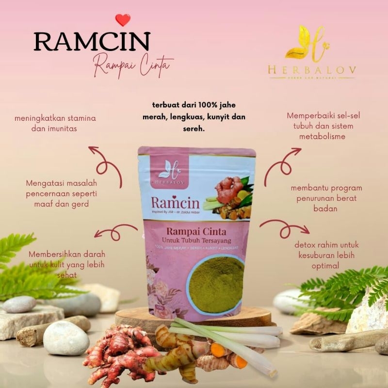 

Ramcin by Herbalov Minuman Herbal Kesehatan | Program Turun BB | Promil