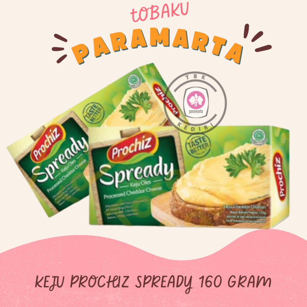 KEJU PROCHIZ SPREADY 160 GRAM / KEJU PROCHIZ MURAH / KEJU SPREADY