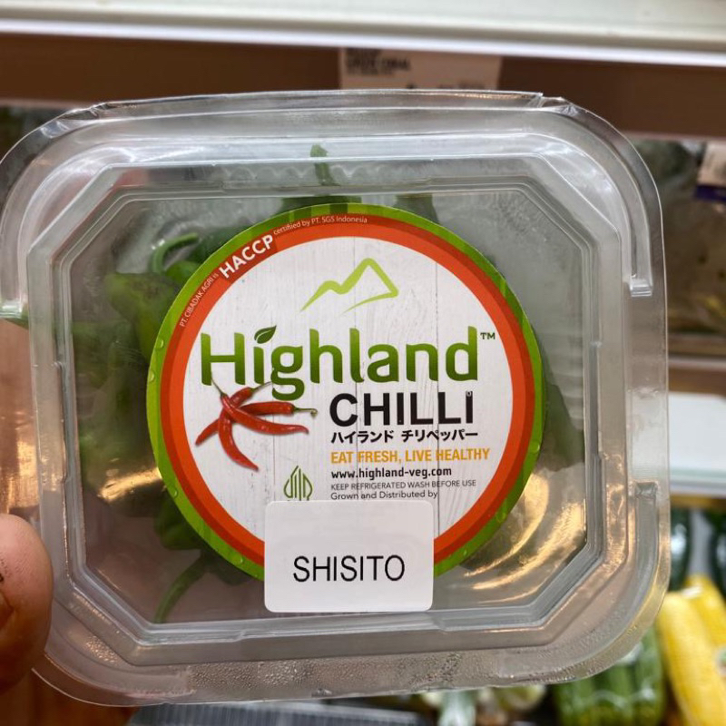 

Shisito highland | chilli shosito | sayur cabai Shisito highland pack