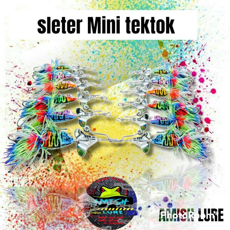 Slater Tektok mini | Umpan Toman dan gabus