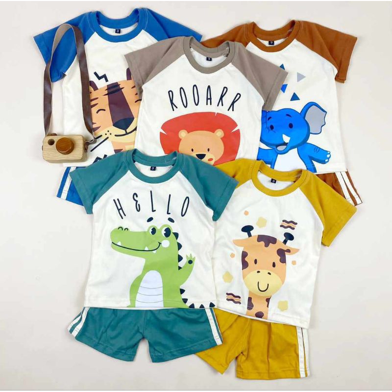 Setelan Anak Reglan Pineapple Kids