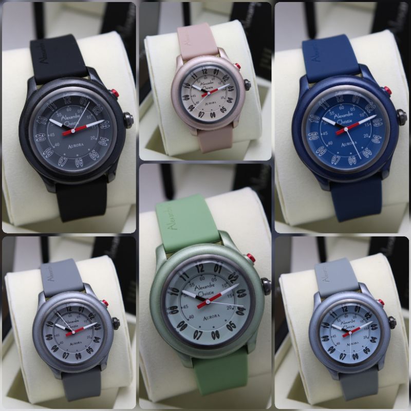 ALEXANDRE CHRISTIE 9397 / 9397MH LED BUTTON UNISEX ORIGINAL GARANSI 1TAHUN