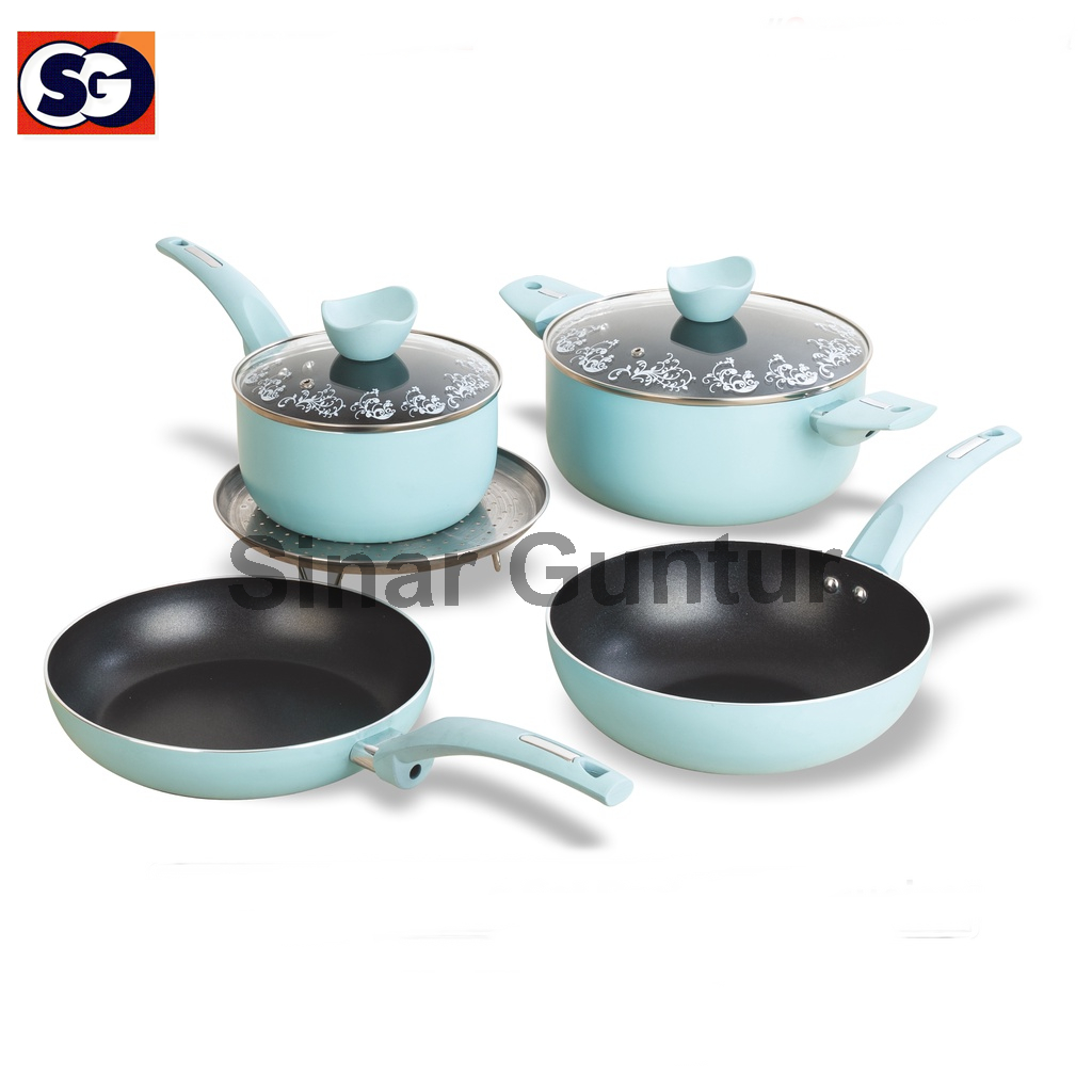 Supra 9pcs Cookware Set Renata Pastel