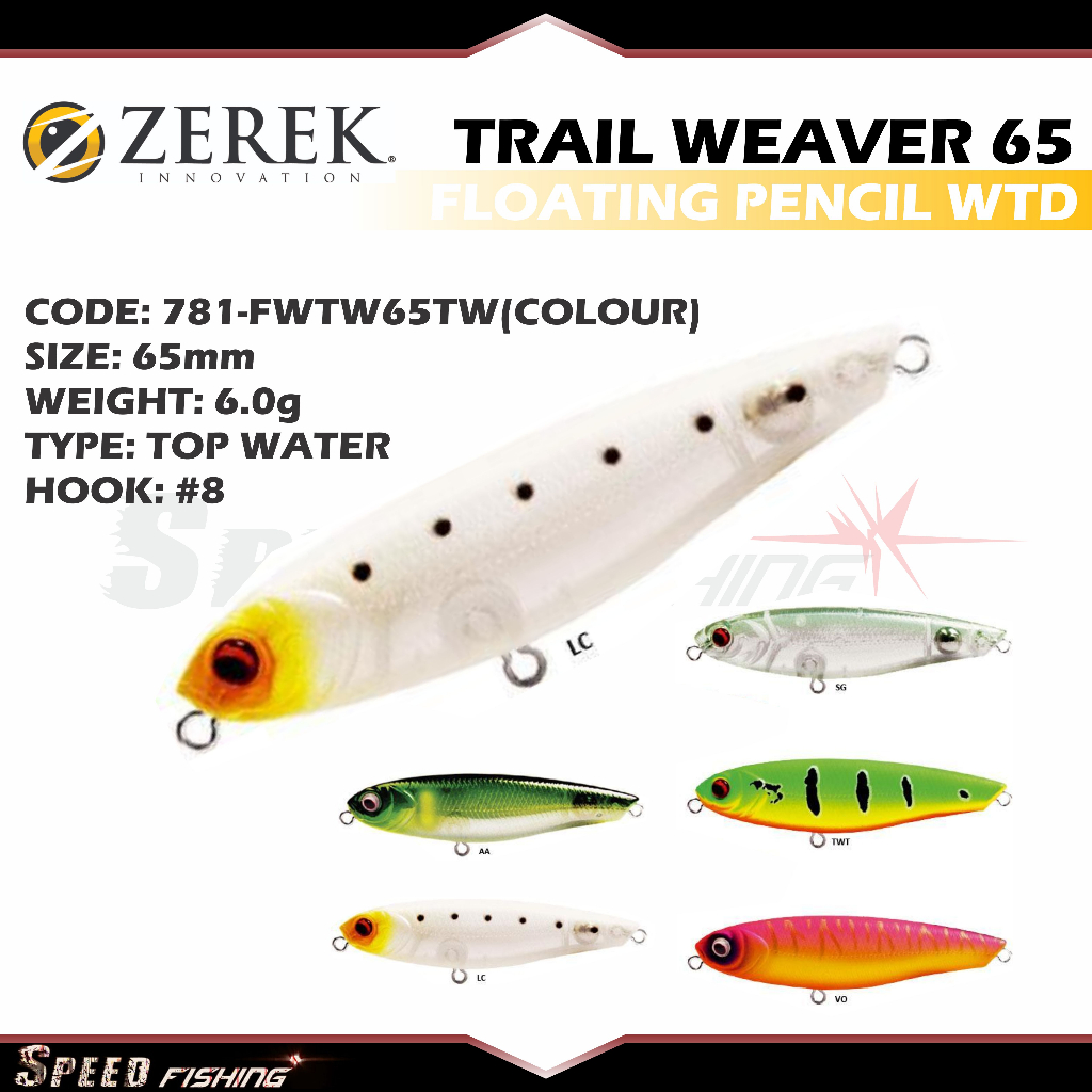 Lure Zerek Trail Weaver 65 Floating Pencil WTD