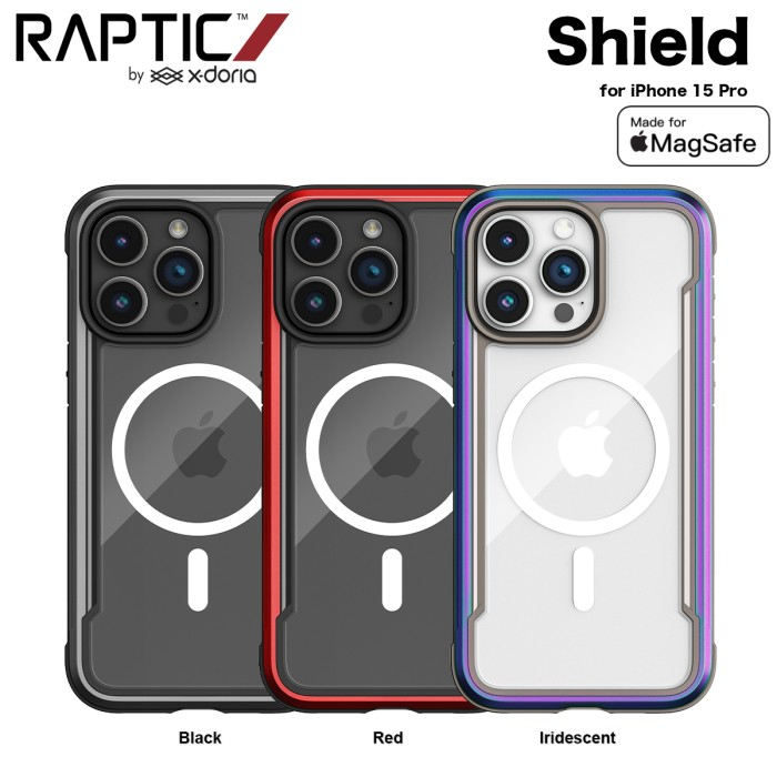 Casing iPhone 15 Pro XDoria Raptic SHIELD MagSafe Protection Case