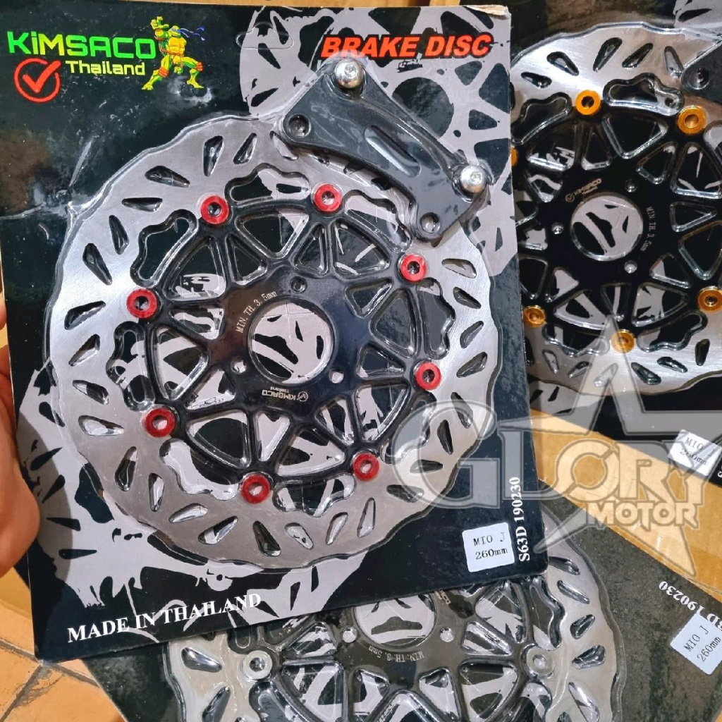 Disc Piringan Cakram Depan LEBAR [ 260mm + Breket ] Mio J / Soul GT115 / Soul GT125 / Fino115 / Xeon
