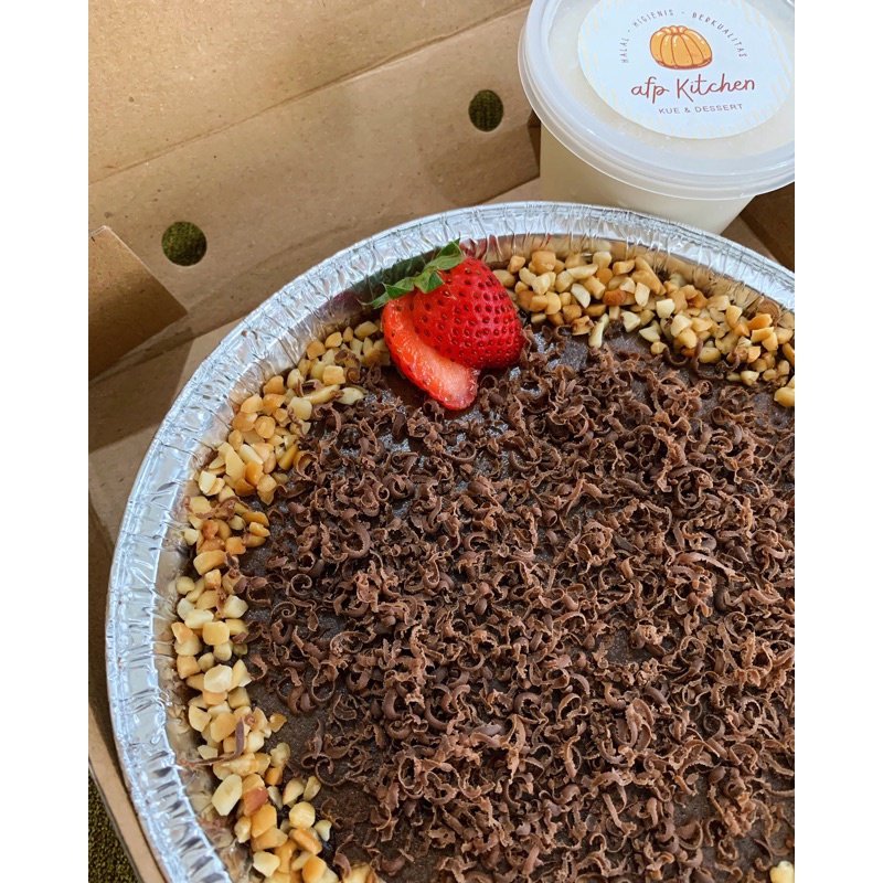

pudding chocolate full topping