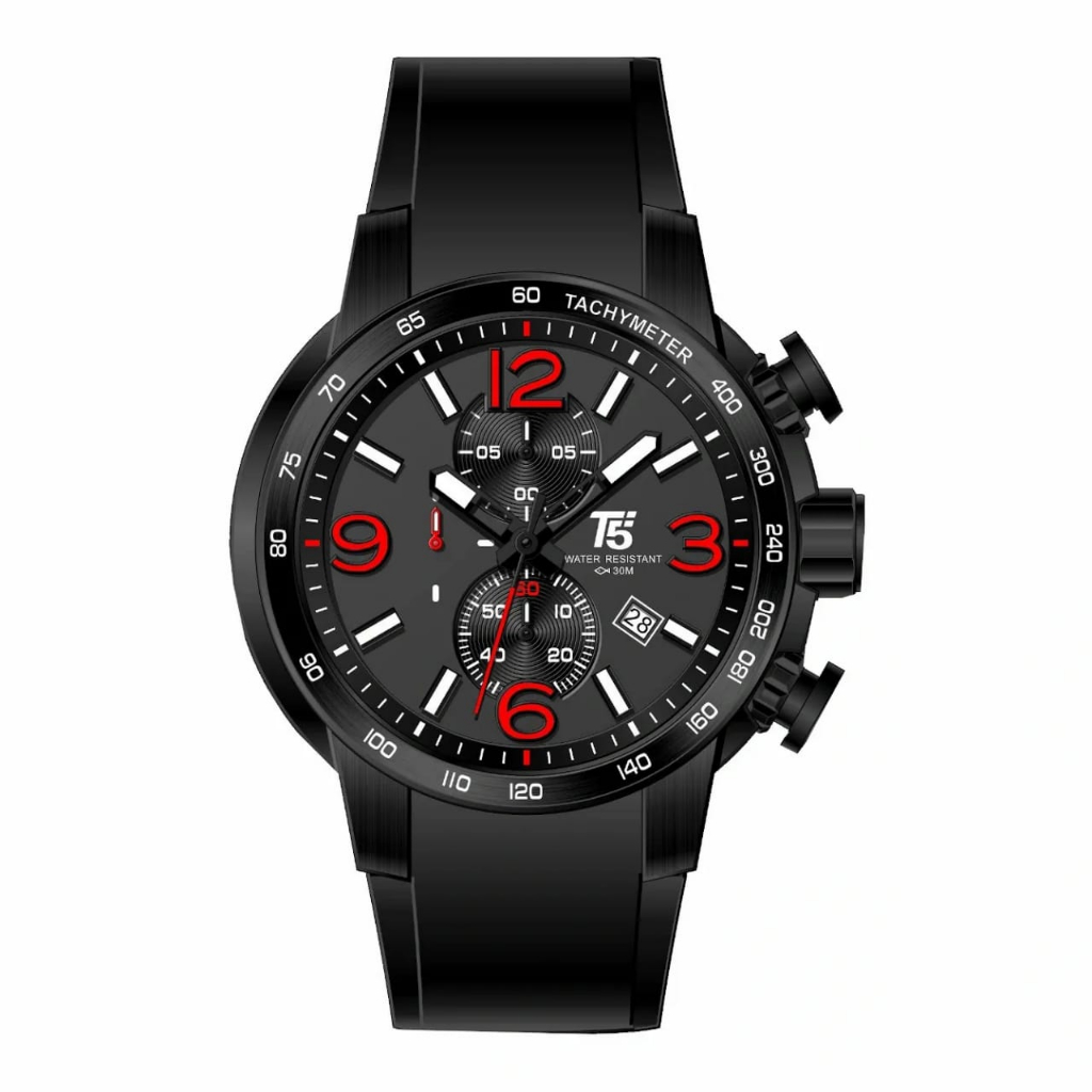 [SALE] TimelessCorp - Jam Tangan Pria Cowok T5 H 3450G With Stopwatch Original