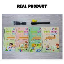

PBA SANK Magic Practice Book 1 SET ISI 4 BUKU + PULPEN/PENA/BUKU AJAIB BISA NGAPUS SENDIRI