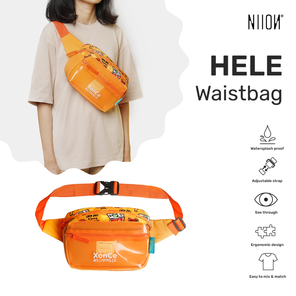 Niion x Xonce Hele Waist Bag / Tas Pinggang Wanita Pria