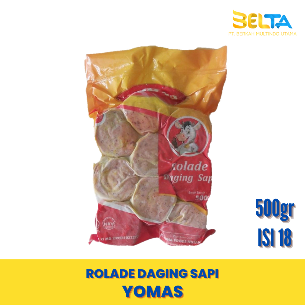 

Yomas Rolade Sapi 500g Distributor Frozen Food Bogor