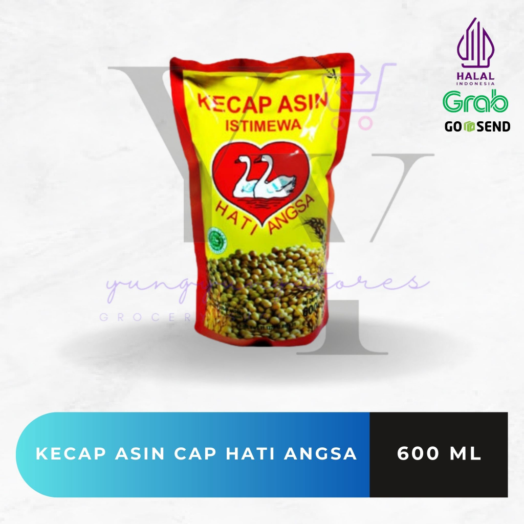 

[REFILL] Kecap Asin Cap Hati Angsa 600 ml