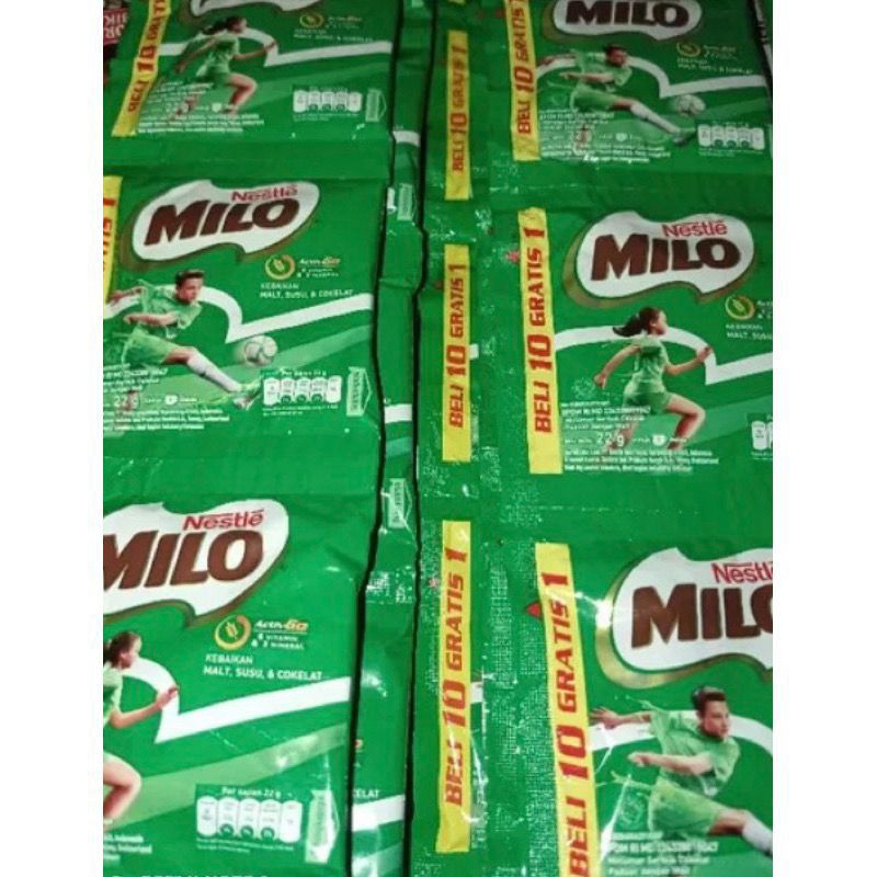 

MILO 22GR-SUSU NESTLE MILO RENCENG 22GR BELI 10 GRATIS 1-11 SACHET