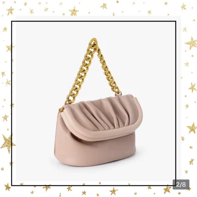 Tas Mini Draped Crossbody PU Leather Pedro