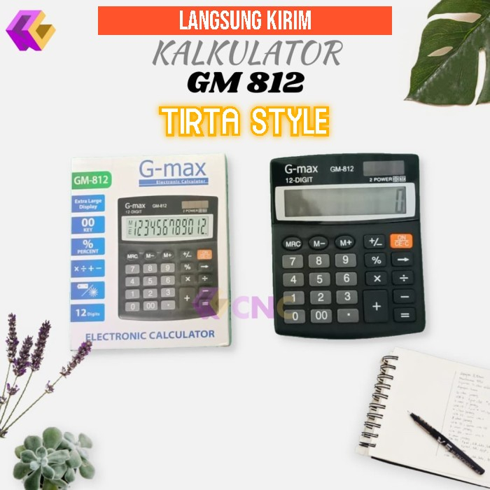 

kalkulator 12 digit Gmax GM 812 CALCULATOR DIGITAL