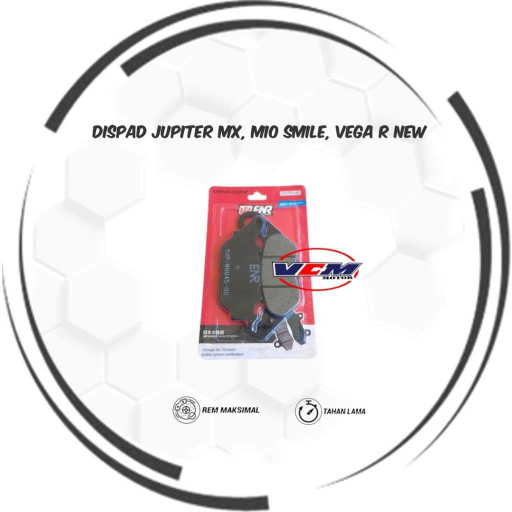Kampas Rem Depan Cakram Mio New / Jupiter MX / Vega ZR / Vega R New