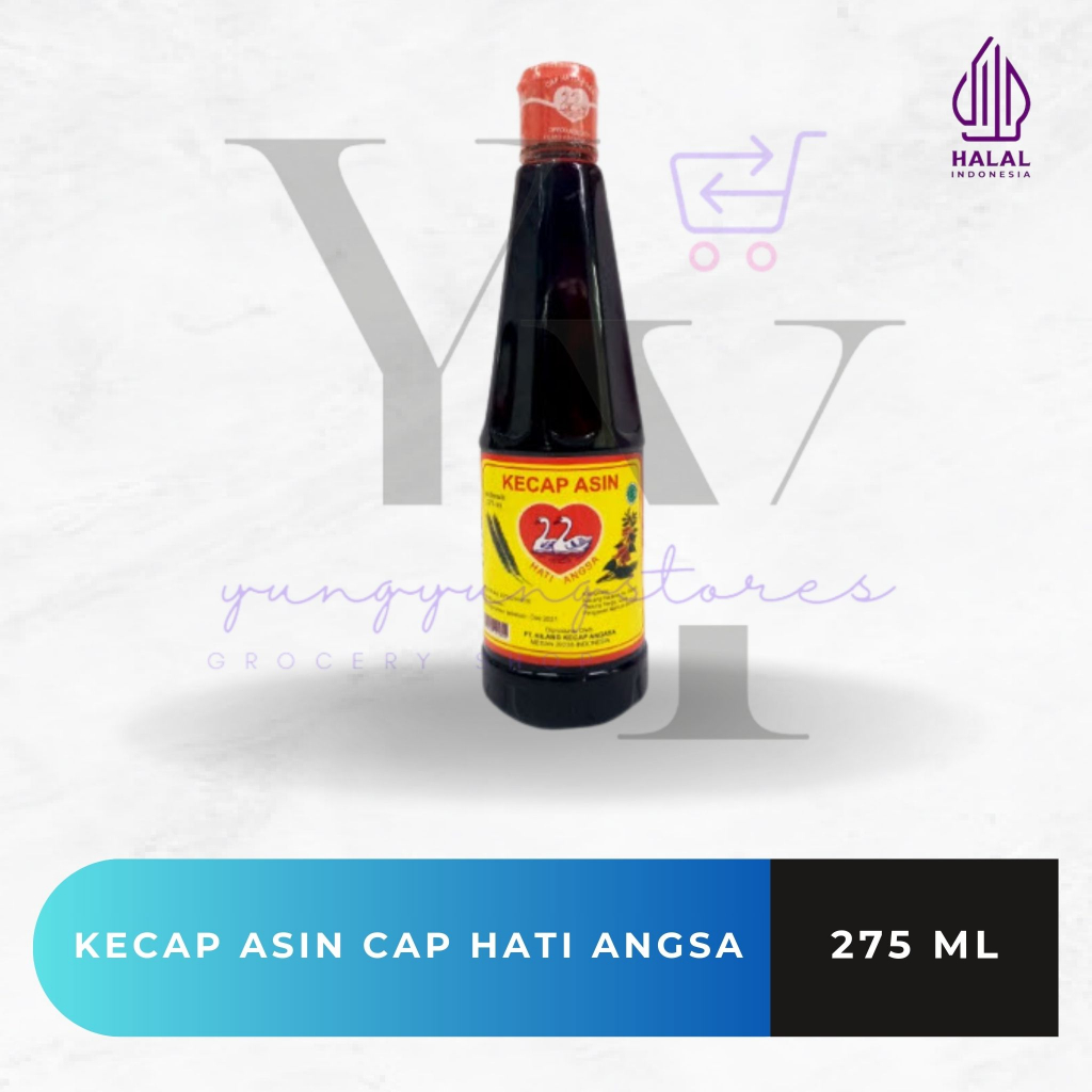 

[KECIL] Kecap Asin Cap Hati Angsa Botol 275 ml