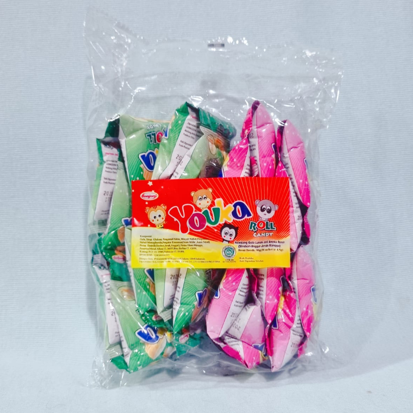 

Youka Roll Candy (1 Pack isi 20 Pcs)