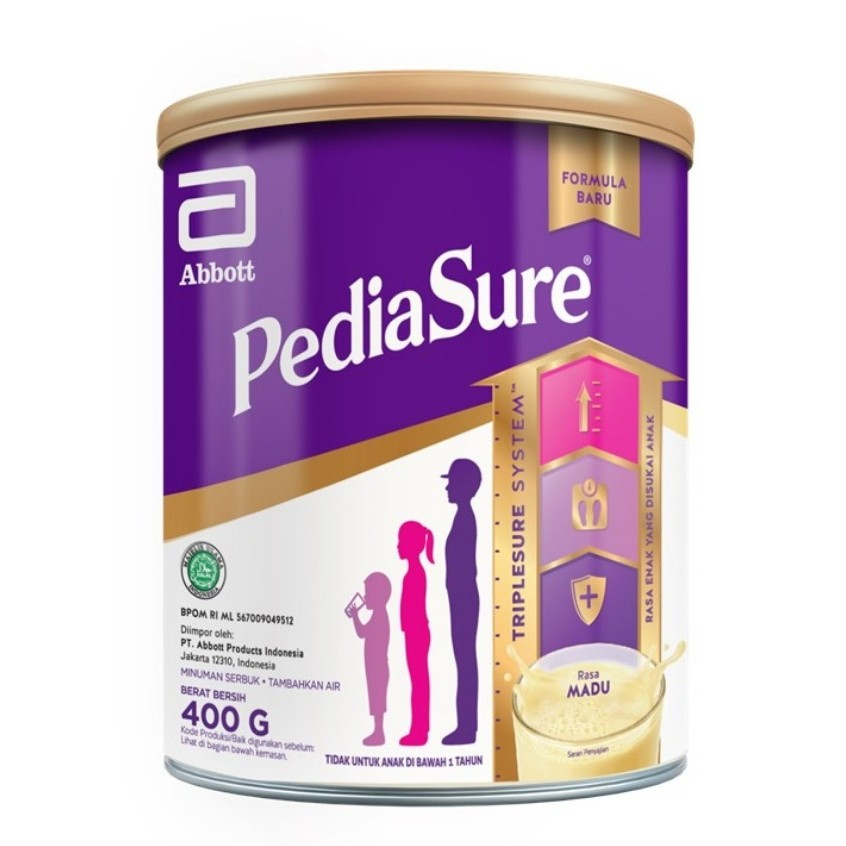 

PediaSure Triplesure Susu Formula Pertumbuhan Anak Madu 400 g