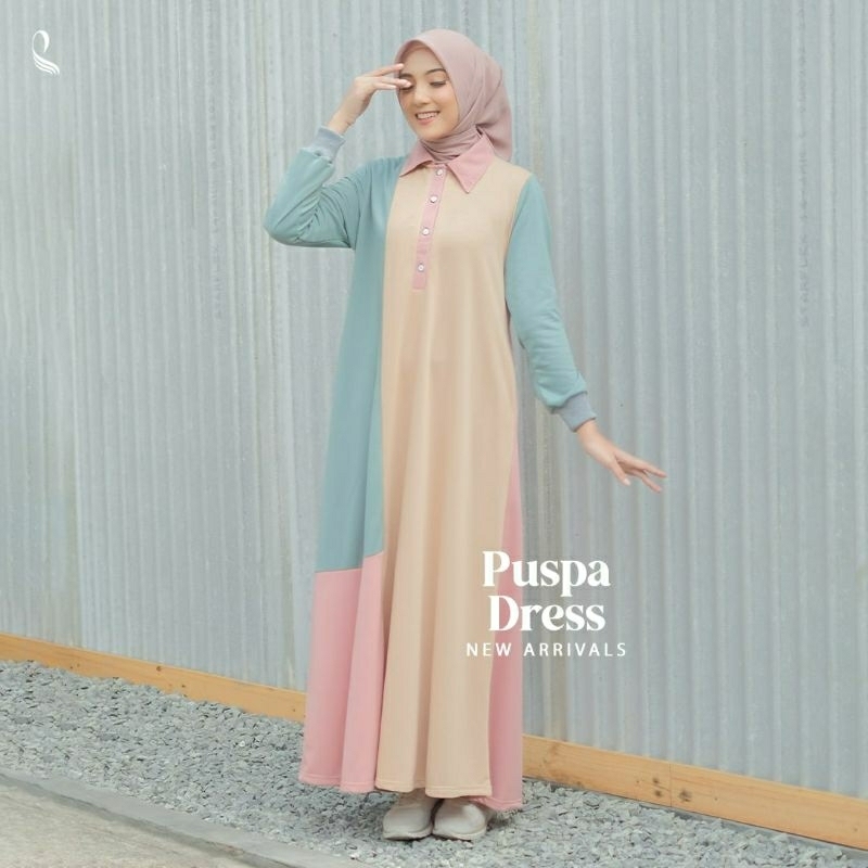 Puspa Dress By Daily Of Sylla Gamis Terbaru Sylla