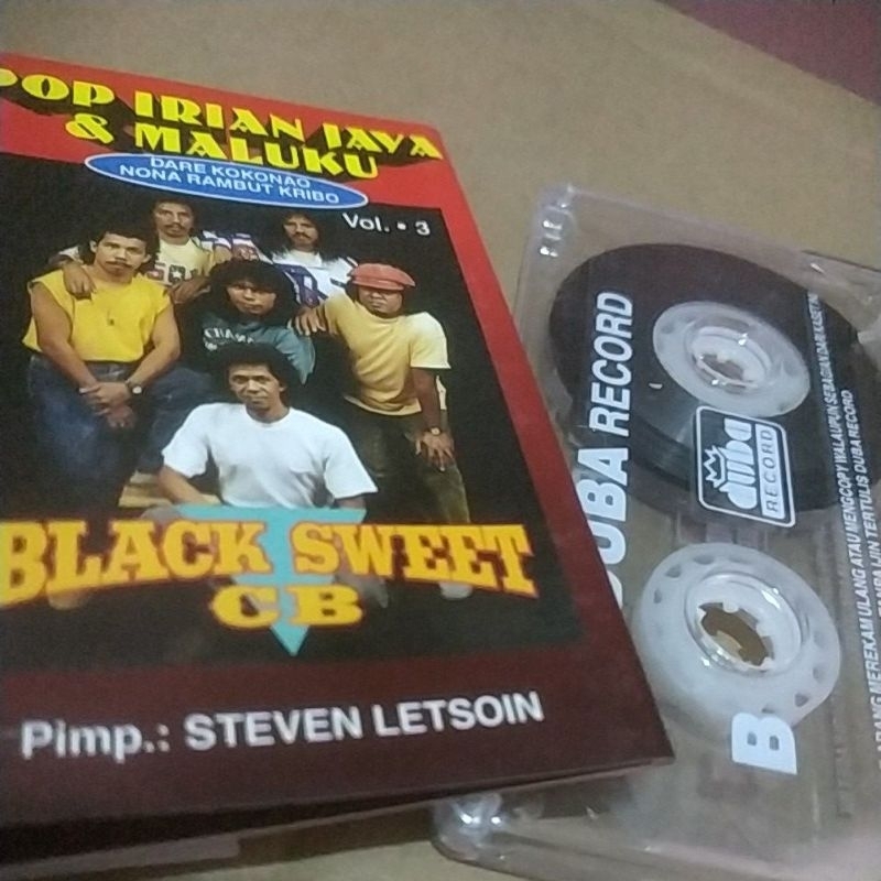 Kaset pita Black Sweet CB : Pop Irian Jaya & Maluku