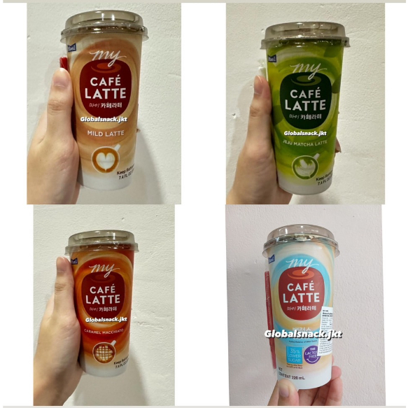 

MY CAFE LATTE MILD LATTE / CARAMEL MACCHIATO / JEJU MATCHA LATTE / BALANCE LATTE