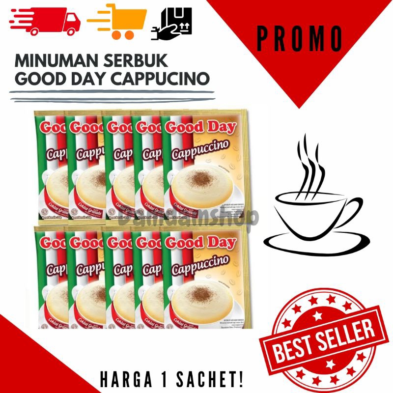 

GOOD DAY CAPPUCINO MINUMAN KOPI SERBUK PRAKTIS