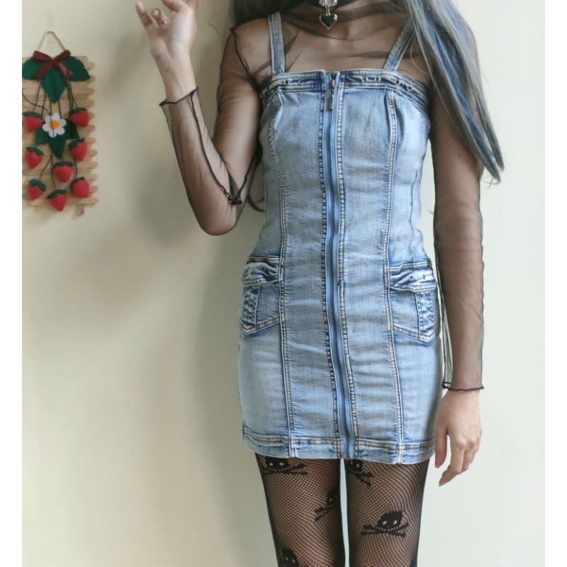 [716] sexy grunge dress jeans BACA DESKRIPSI