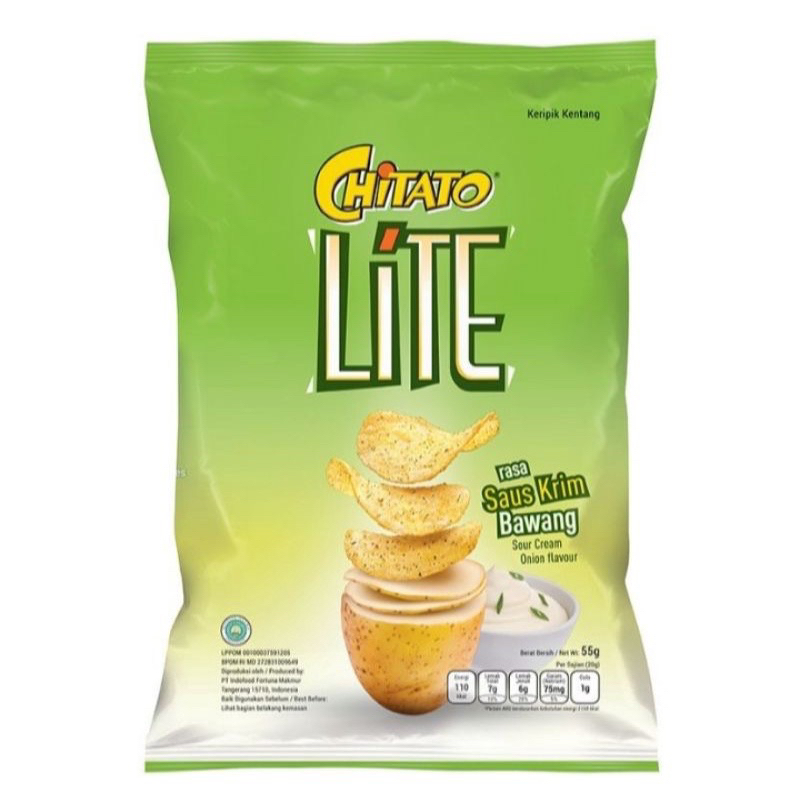 

Chitato Lite Sour Cream & Onion 68 gr